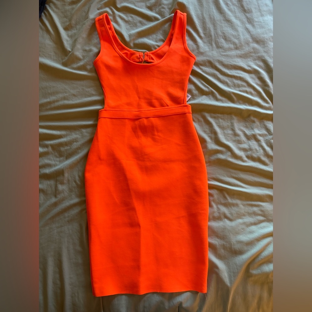 Orange Bandage Dress